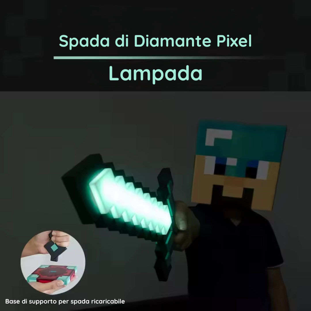 Lampada LED Spada di Diamante