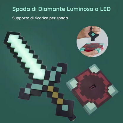 Lampada LED Spada di Diamante